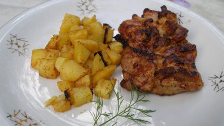 Grilované kuracie stehná